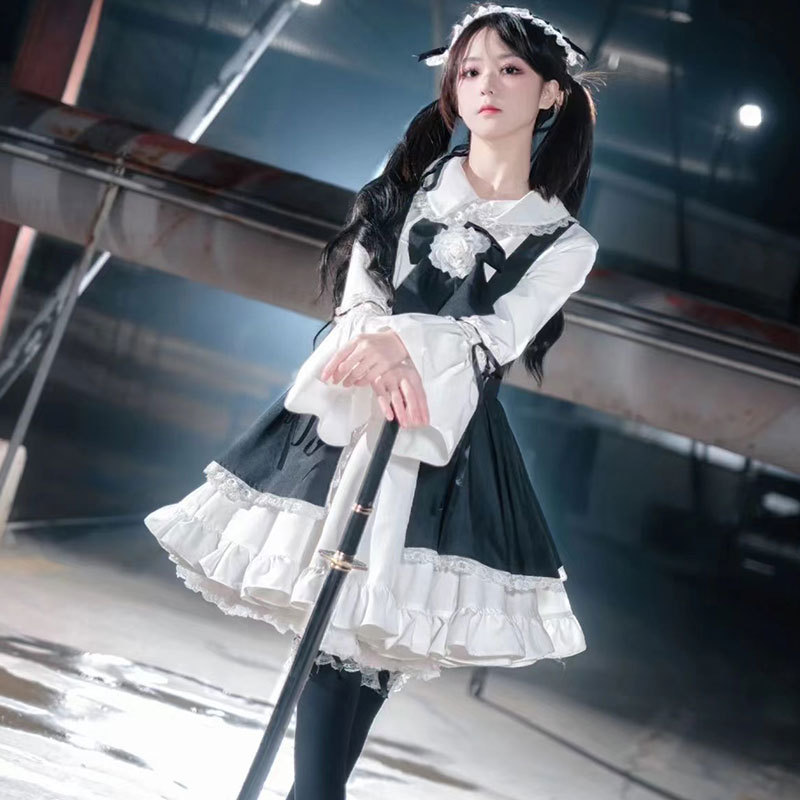 Anime Cosplay Korean Girl - 2025 New Japanese Korean Retro Sweet