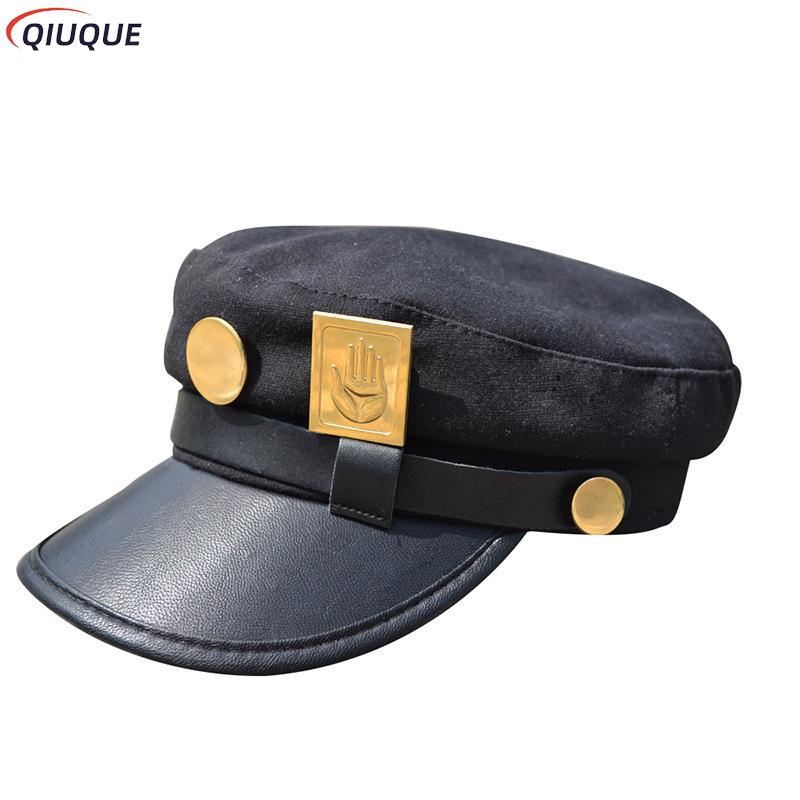 Jojo Bizarre Hat - Anime jojo Cosplay Hat Jotaro Kujo