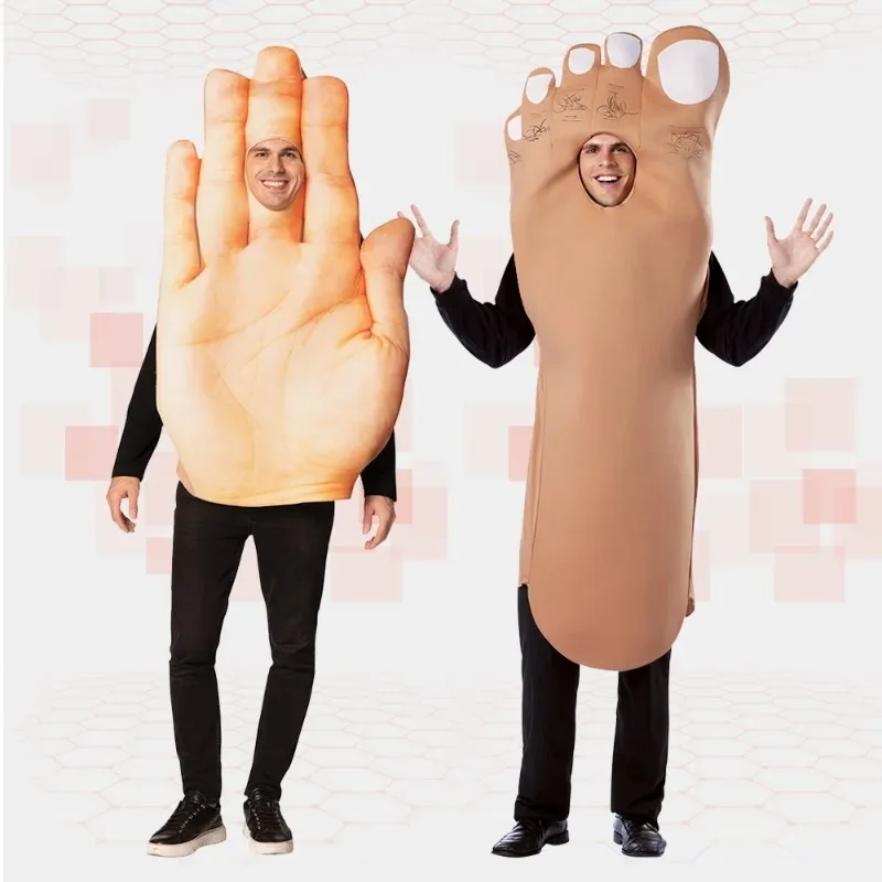 Anime Cosplay Outfit Ideas - Halloween Funny Cosplay Costume Hand Foot