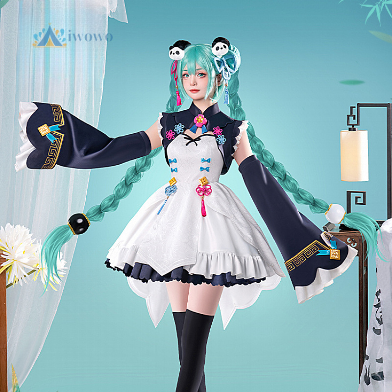 Anime Cosplay Dress - Anime Project Sekai Cosplay Miku Costume