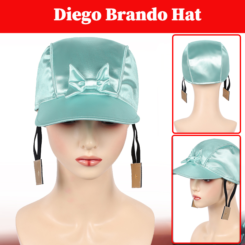 Jojo Bizarre Hat - Diego Brando Cosplay Hat Headgear Costume