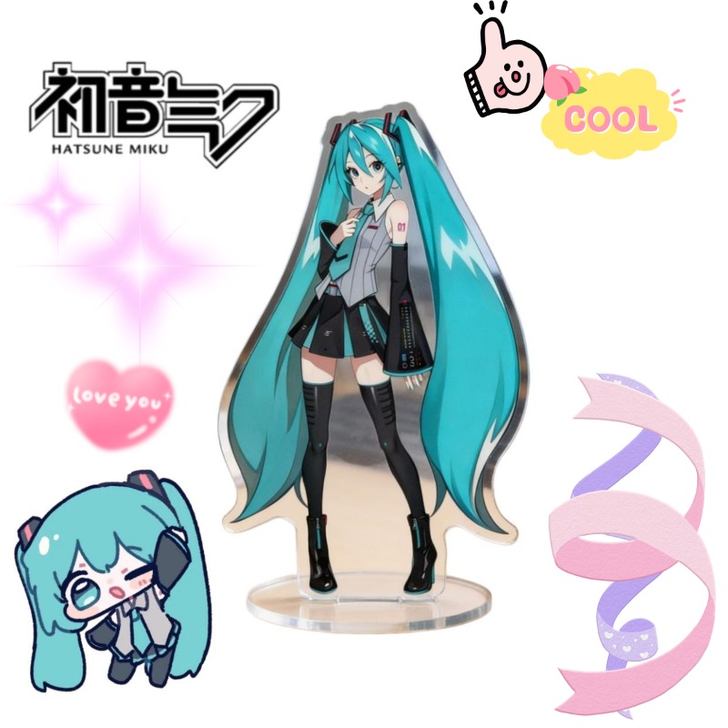Hatsune Miku 10cm Acrylic Stan - Anime Cosplay Japan recension och pris