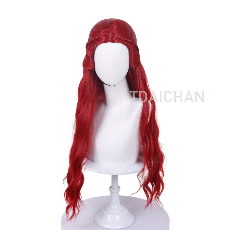 Curly Cosplay Wig Red princess - Anime Cosplay Red Hair recension och pris