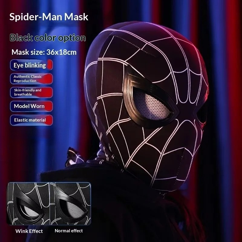 스파이더맨 Spider-Man Headgear Mova - Anime Cosplay Eyes recension och pris