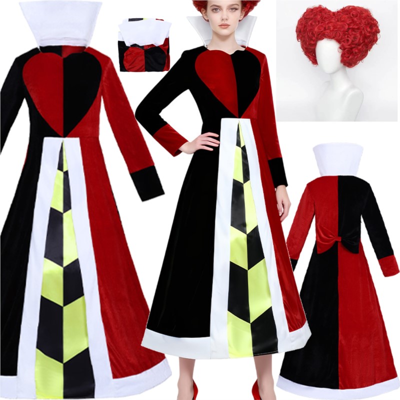 Queen Anime Red Heart Movie Co - Anime Cosplay Red Hair recension och pris