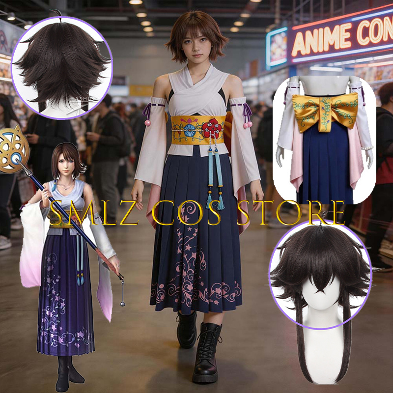 Smlz FFX Yuna Cosplay Anime FF - Anime Cosplay Wig recension och pris
