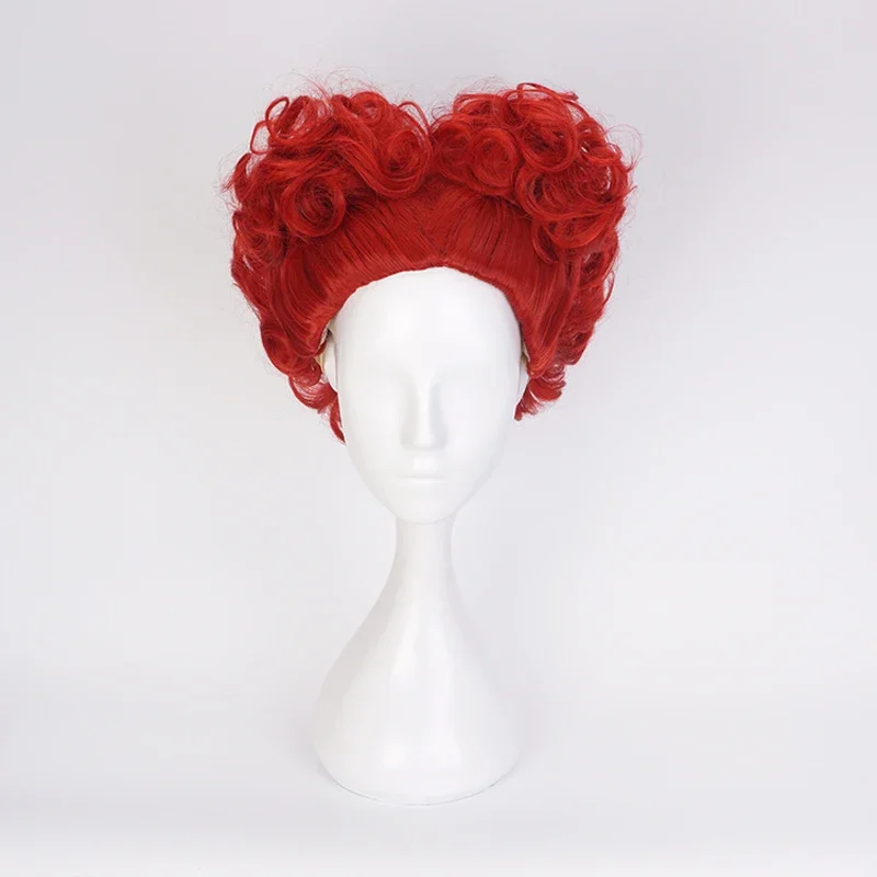 Alice Red Queen Cosplay Wig Qu - Anime Cosplay Red Hair recension och pris