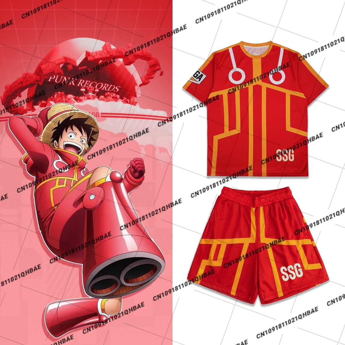 New Egghead Island Monkey D. L - Costume Anime Cosplay recension och pris