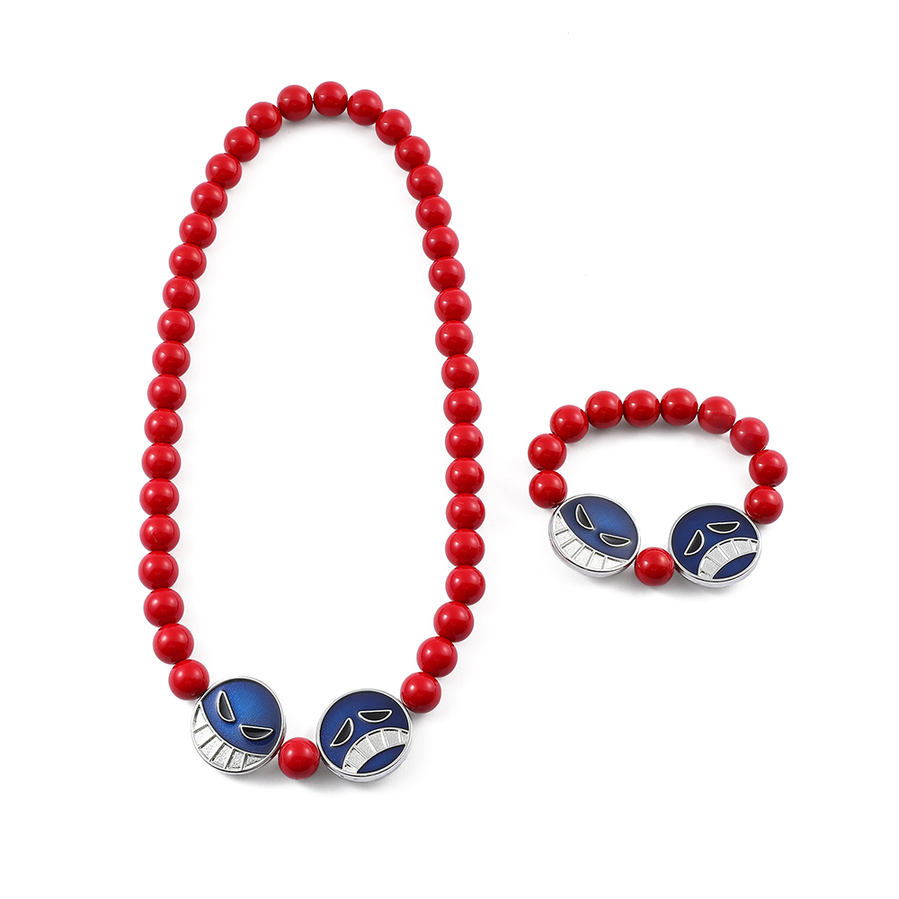 Anime red bead face bracelet a - Anime Cosplay Website recension och pris