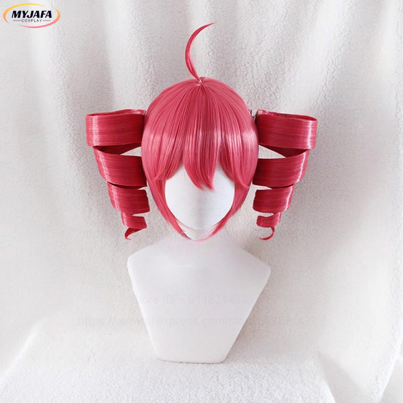 Anime Kasane Teto Cosplay Wig  - Anime Cosplay Red Hair recension och pris
